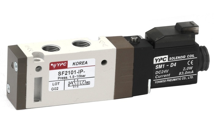 YPC SF2101-IP-SG1-D4 24V 솔레노이드 밸브