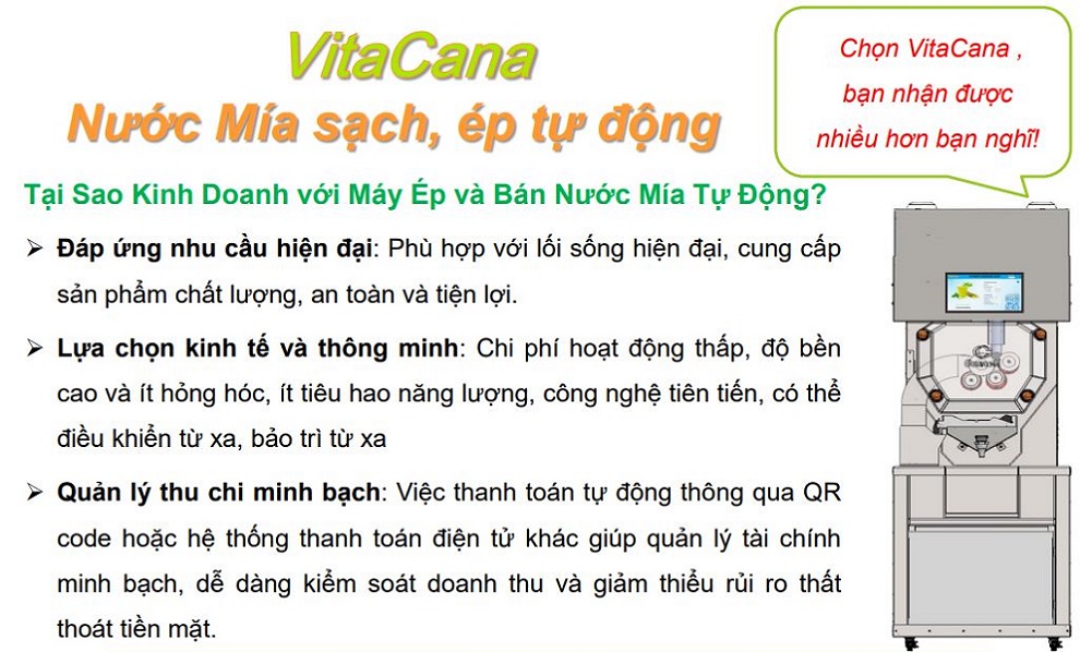 Chọn VitaCana, bạn nhận được nhiều hơn bạn nghĩ!
