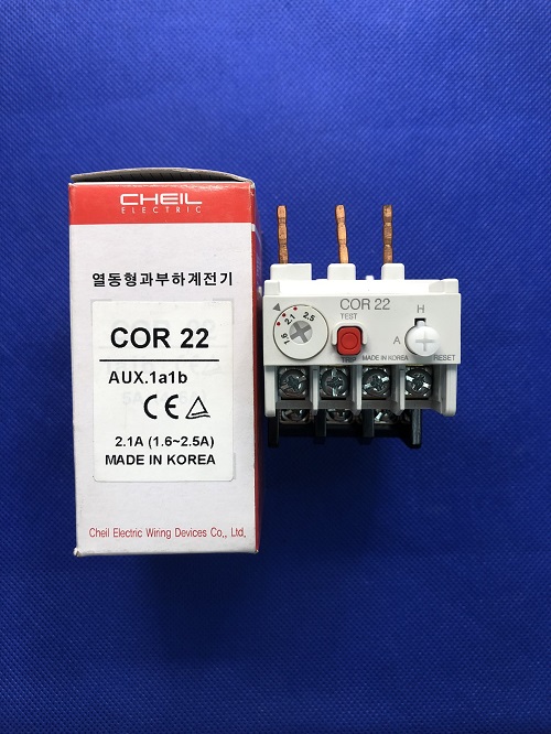 Relay nhiệt Cheil COR-22(1.6-2.5A)