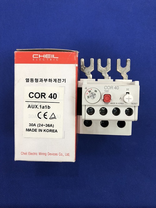 Relay nhiệt Cheil COR-40(24-36A)