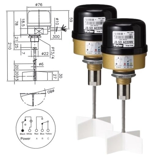 Báo mức nước - mức dầu - mức thể rắn JB-SD Parker Hàn Quốc