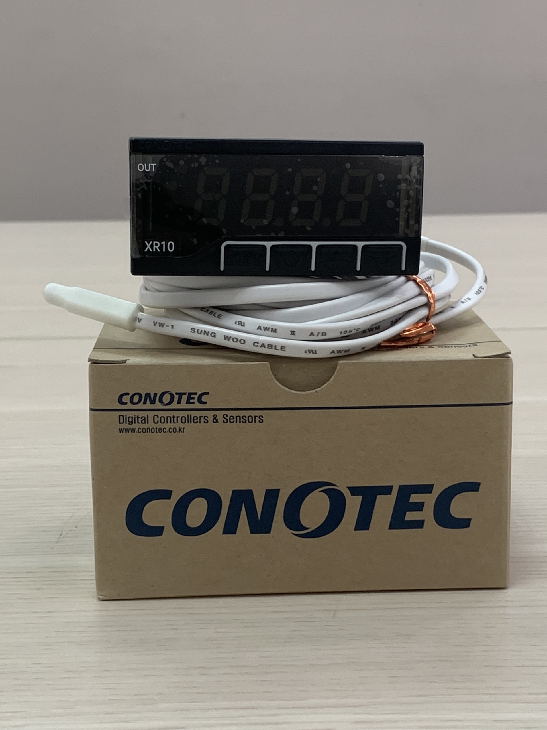 코노텍 DSFOX-XR10 온도 조절기, 온도 측정 범위 -55~99.9℃