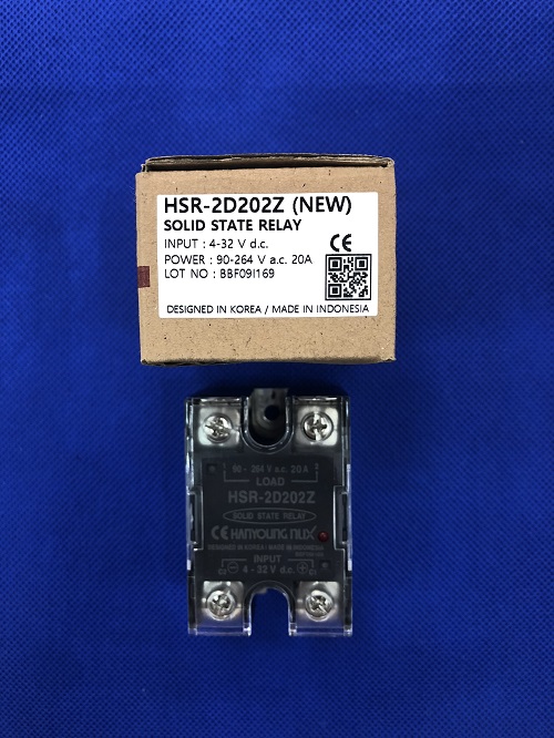 한영눅스 HSR-2D202Z 단상 반도체 계전기