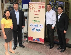 Schneider Electric đến tham quan Công ty Hàn Mỹ Việt