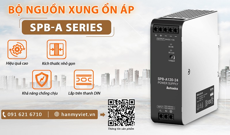 Bộ nguồn xung ổn áp Autonics SPB-A Series - Ứng dụng của dòng sản phẩm 