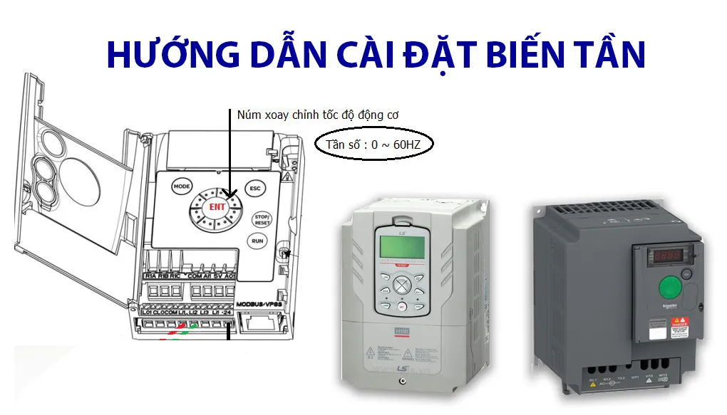 Cài đặt biến tần trong công nghiệp chi tiết và dễ hiểu 