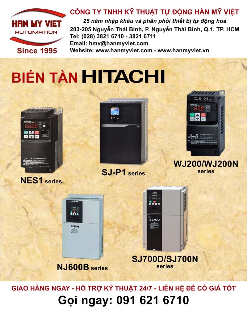 Han My Viet distributes Hitachi - Japan inverter